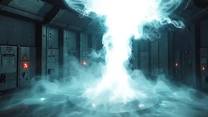 Estructura energética misteriosa en contención segura