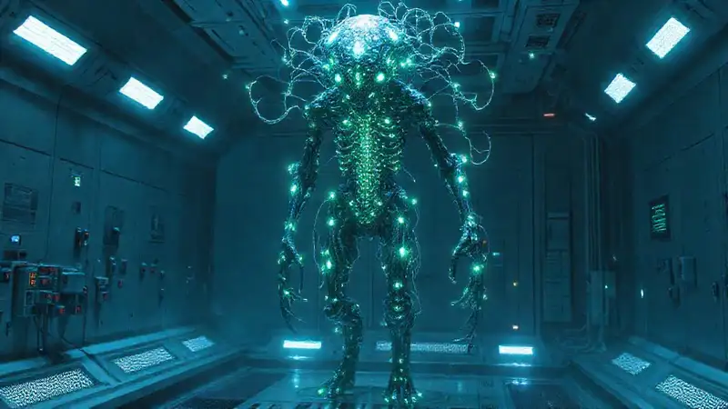 Estructura biológica luminosa y adaptable en contención