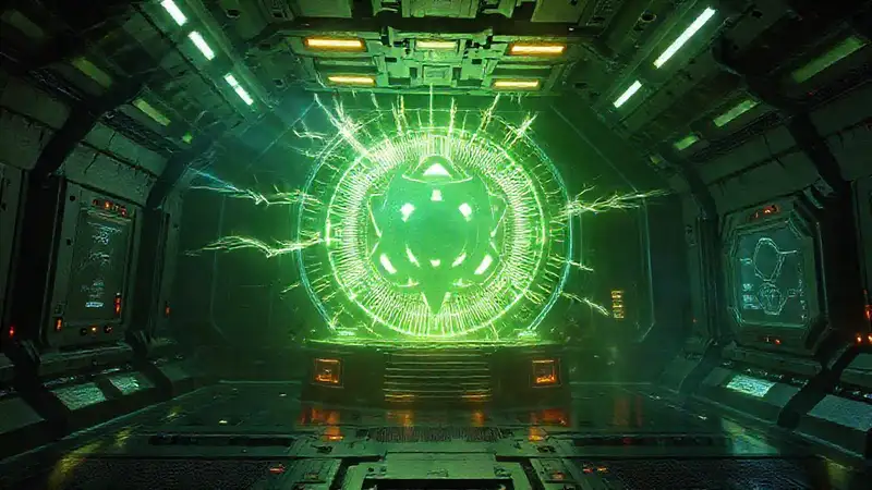 Estructura misteriosa en cámara de alta tecnología