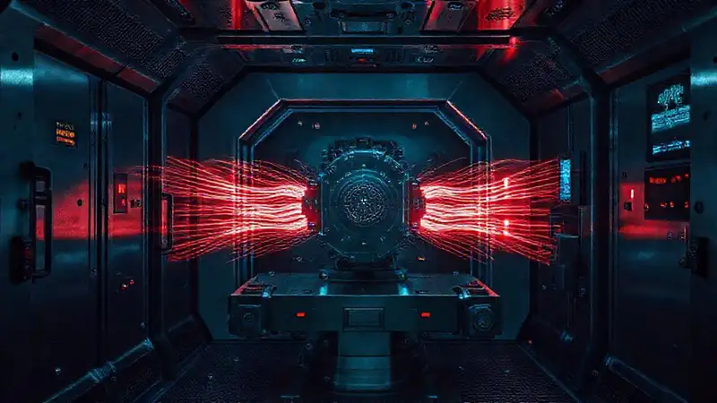 Cámara de contención tecnológica y misteriosa