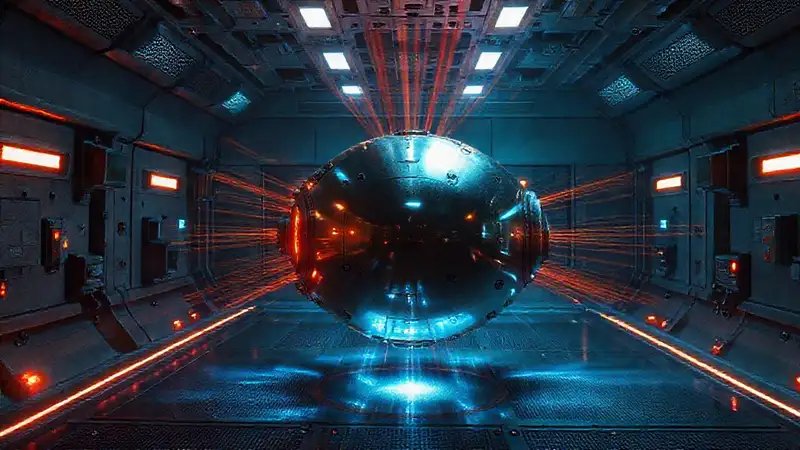 Objeto metálico irregular emite radiación electromagnética