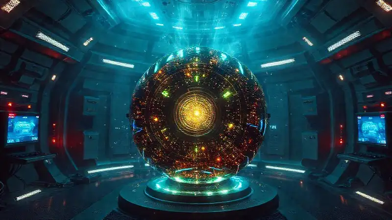 Esfera electromagnética con energía y seguridad avanzada