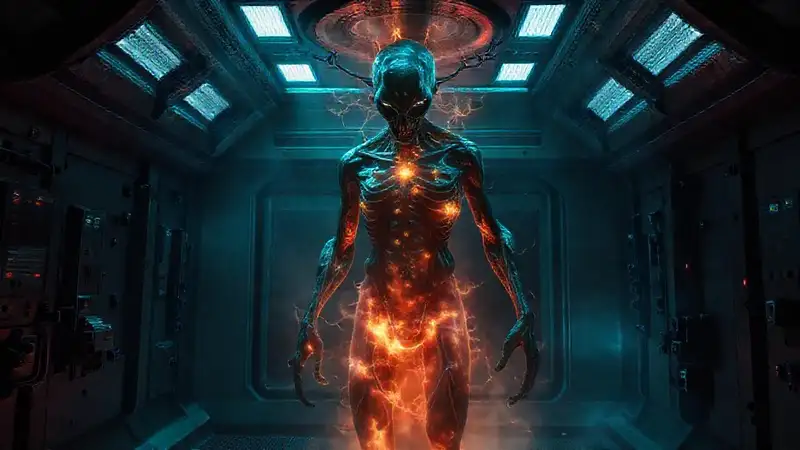 Cámara de contención con forma y aura misteriosa
