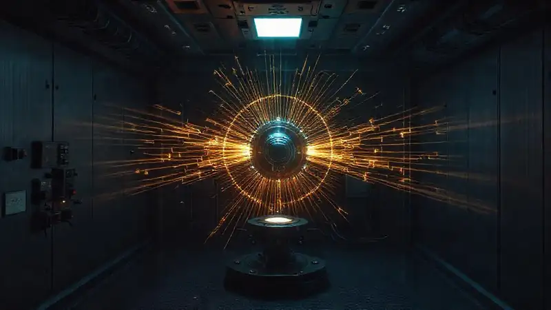 Campo electromagnético misterioso en sala segura