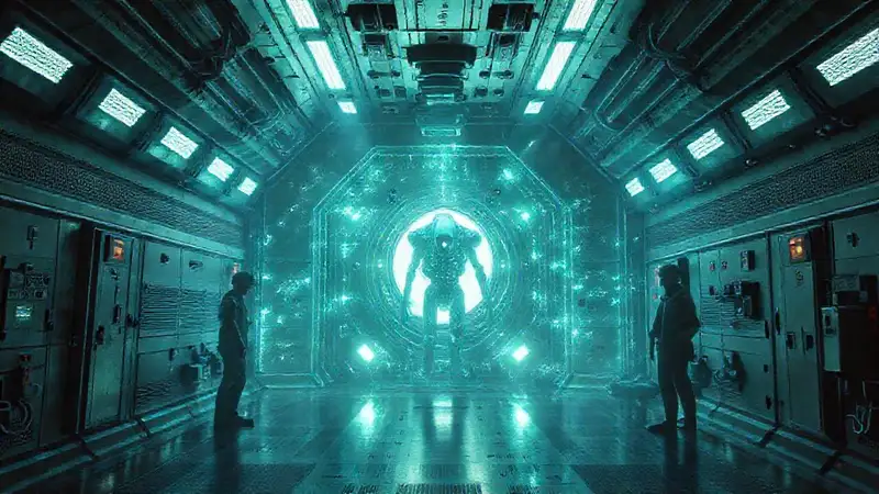 Cámara de contención misteriosa y tensa