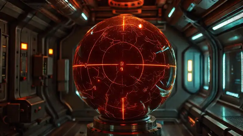 Objeto misterioso en cámara de alta tecnología