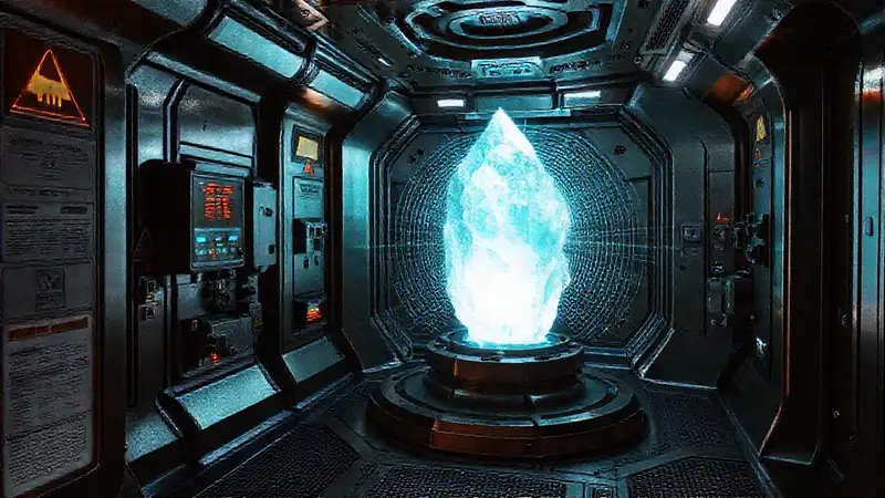Habitación de contención futurista y segura
