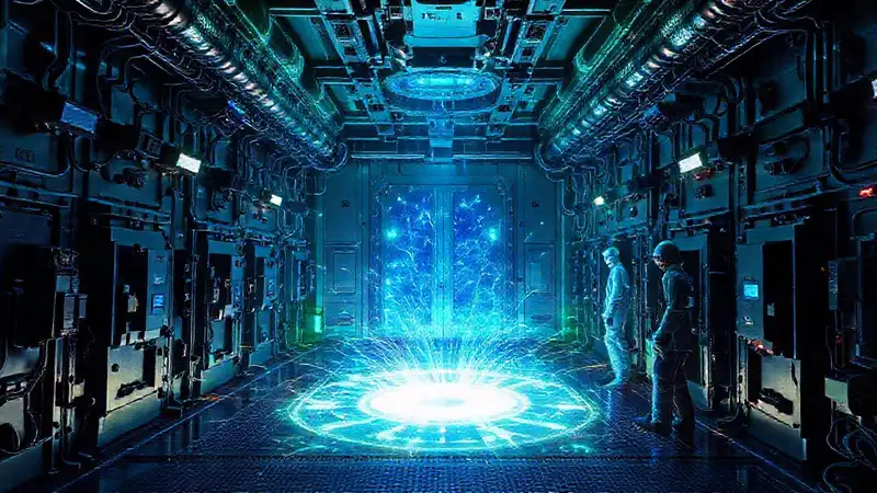Sala de contención con energía y seguridad