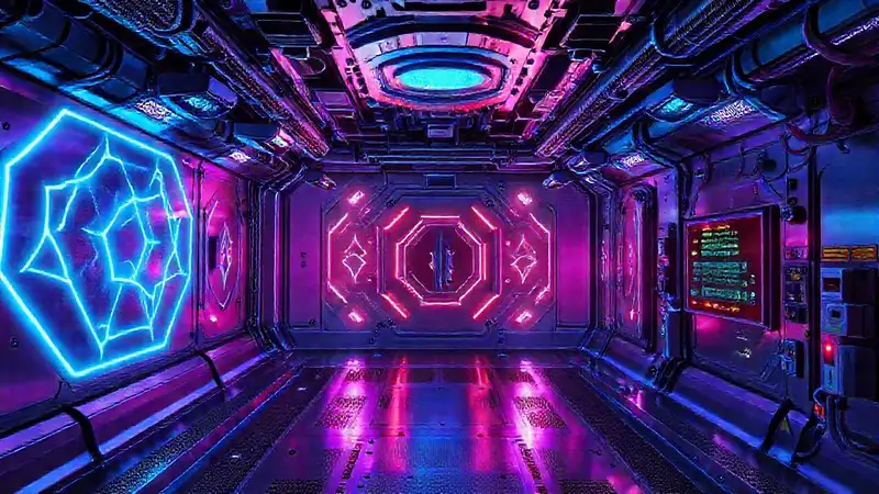 Camara futurista con energía y seguridad