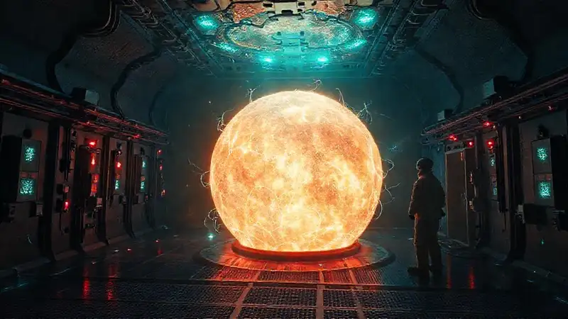 Cápsula de contención con energía misteriosa