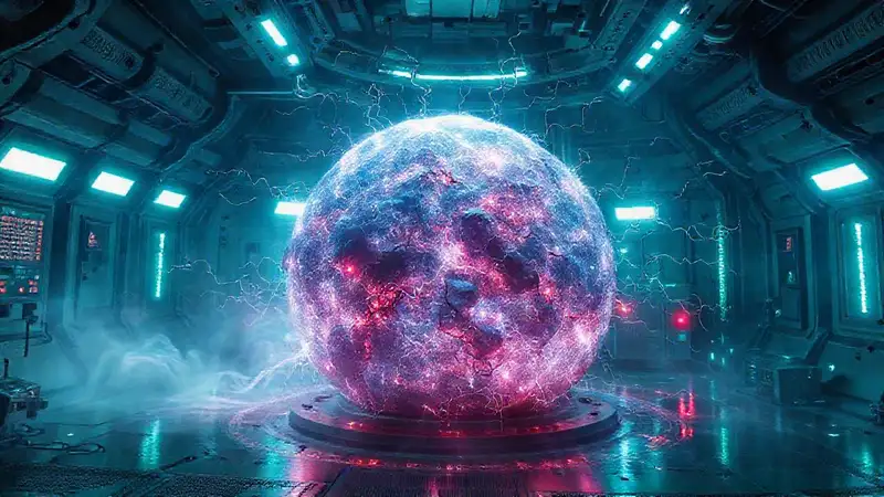 Energía inestable en jaula tecnológica misteriosa