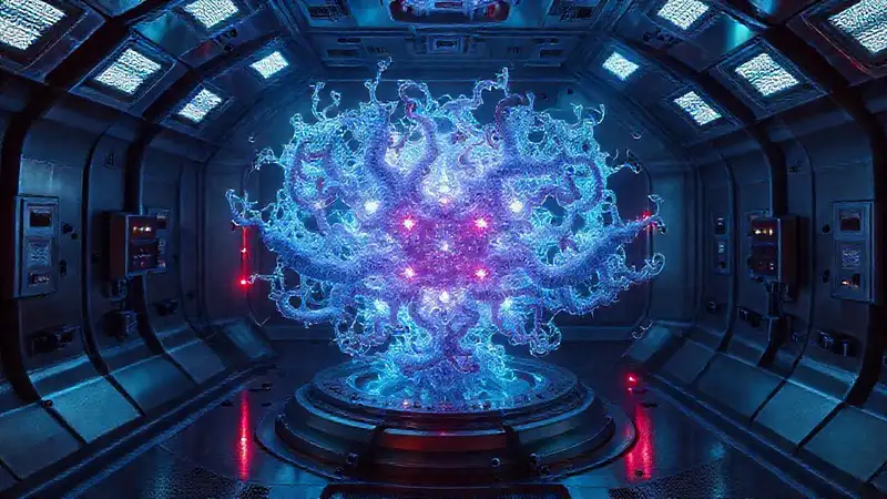 Estructura orgánica fractal con energía misteriosa