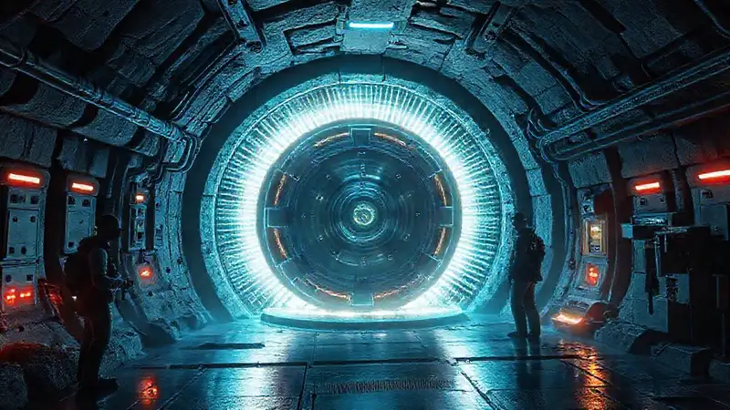 Camara subterránea segura con energía misteriosa