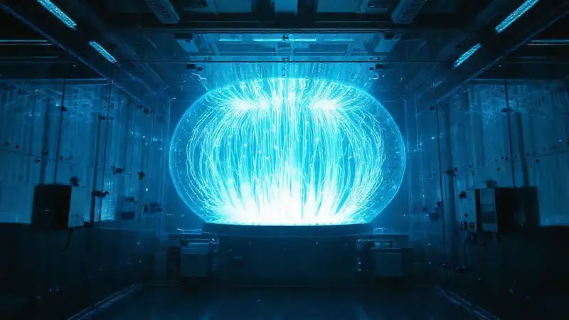 Vació luminosa y misteriosa en cámara tecnológica