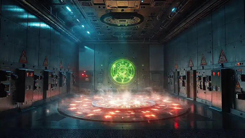 Camara de contención con energía misteriosa