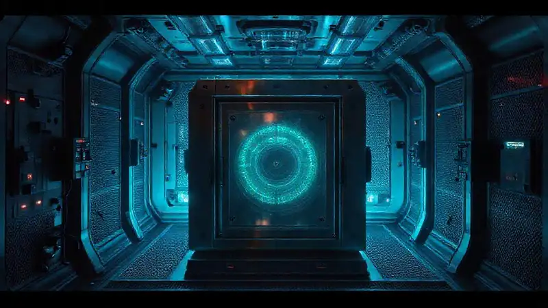 Cápsula segura con energía y tecnología avanzada