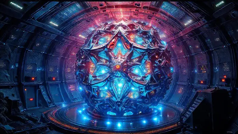 Estructura fractal misteriosa en ubicación remota