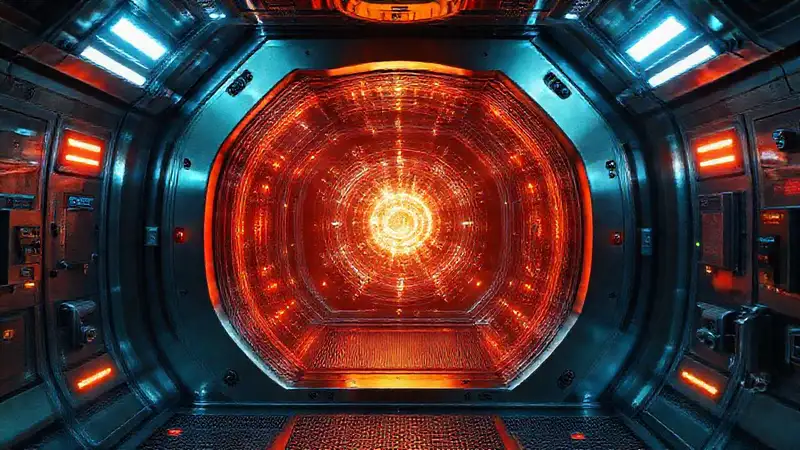 Cámara de contención futurista y segura