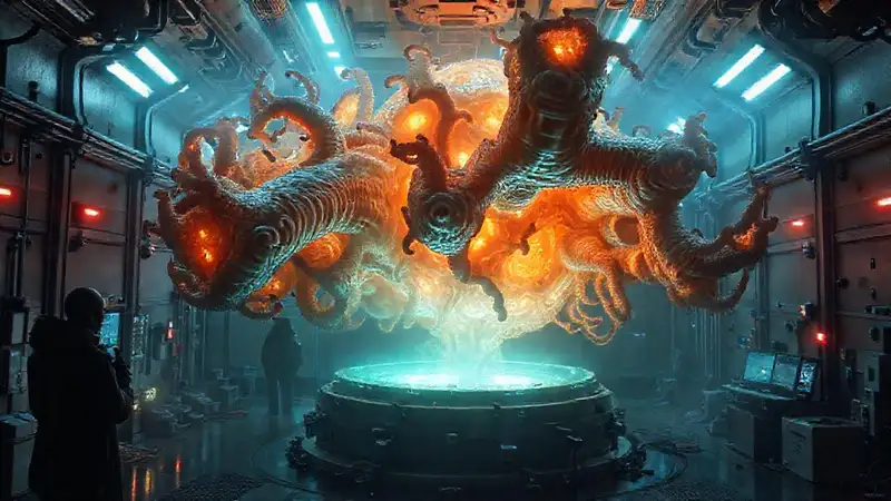 Estructura misteriosa con riesgos y tecnología avanzada