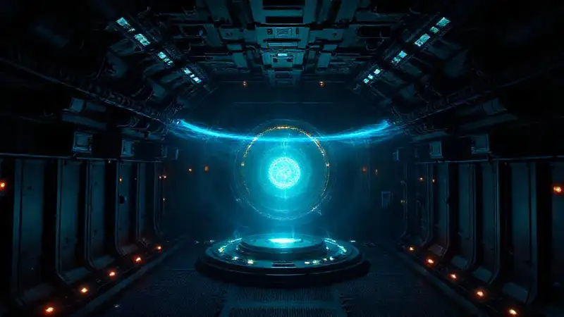 Campo electromagnético misterioso en cámara de contención