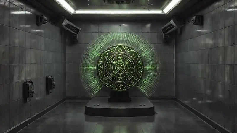 Sala de contención segura con tecnología avanzada