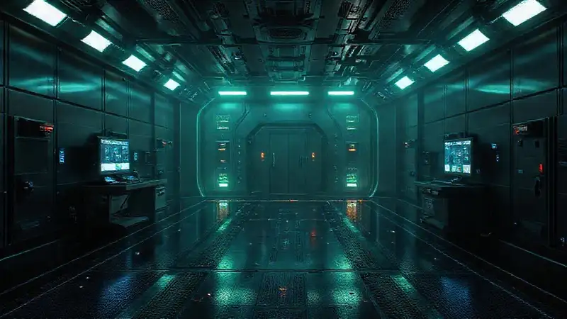 Cámara futurista con energía y seguridad avanzada