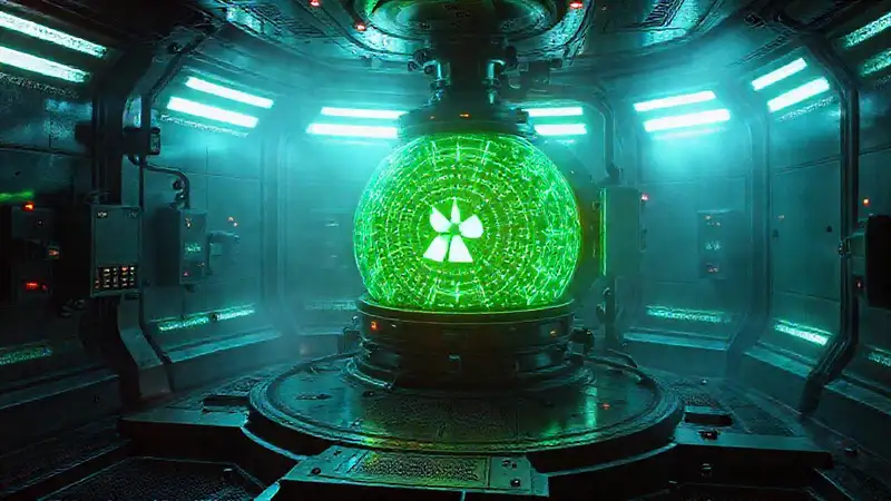 Estructura luminosa misteriosa en cámara de seguridad