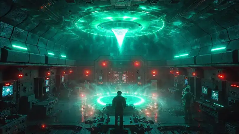 Campo energético misterioso en cámara segura científica