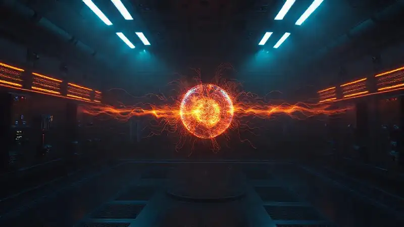 Cápsula de energía peligrosa y misteriosa