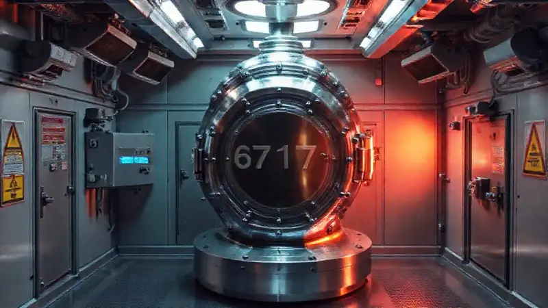 Sala segura con SCP-6717 y vigilancia avanzada
