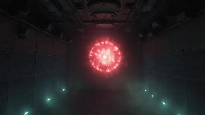Campamento de energía misteriosa y seguridad estricta