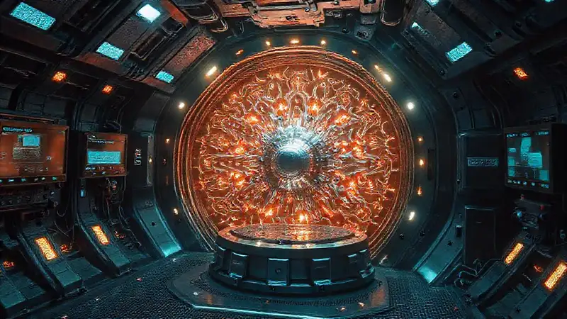 Cámaras futuristas con campos electromagnéticos y sensores