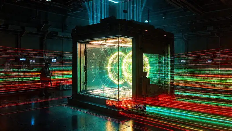 Dispositivo metálico seguro con energía misteriosa