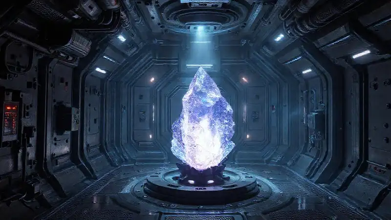 Cristal misterioso emite radiación en cámara segura