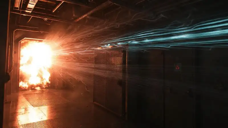 Experimento peligroso con estructuras metálicas y energía