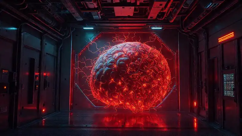 Instalación secreta con energía y percepción alterada