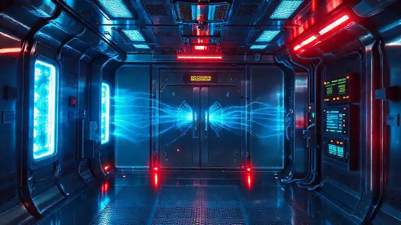 Campo electromagnético peligroso en cámara tecnológica
