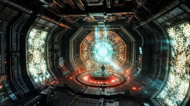 Estructura fractal en cámara de energía alta