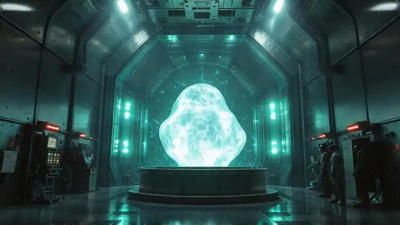 Cámara de contención con estructura misteriosa y segura