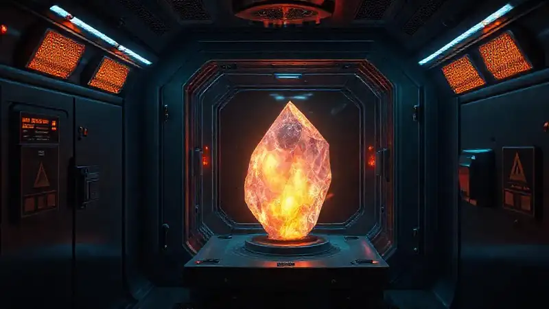 Contenedor seguro con cristal luminoso y tecnologías