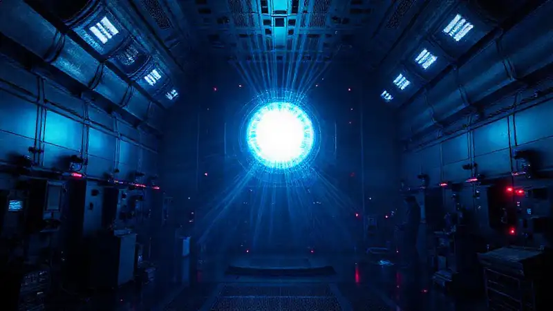 Masa luminosa y misteriosa en contención segura