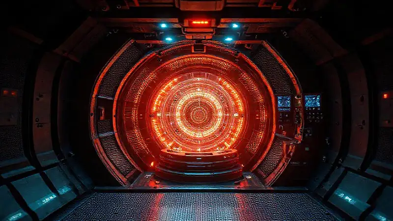 Contenedor de alta tecnología con luz y sensores