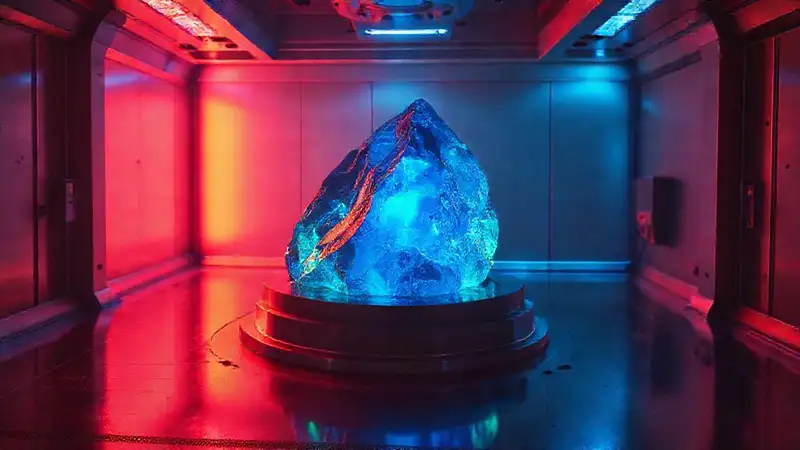 Objeto misterioso emite reflejos y radiación