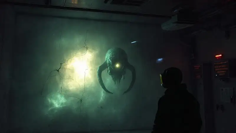 Anomalía dimensional en cámara de seguridad