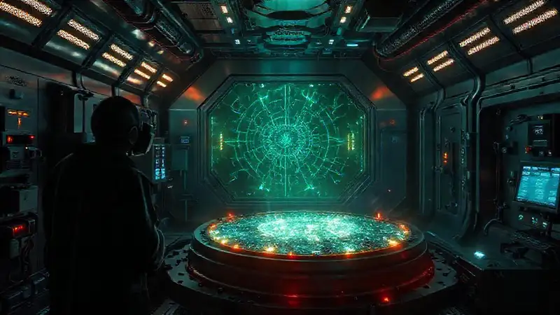 Patrón electromagnético misterioso en contención segura