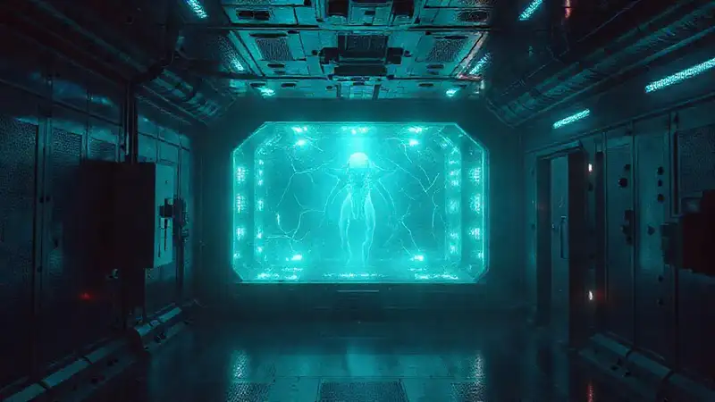 Cámara de contención con entidad espectral misteriosa