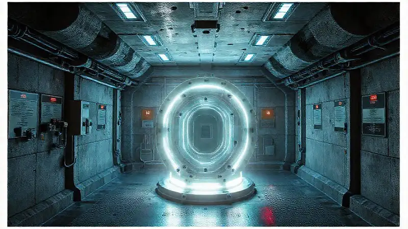 Cápsula segura, tecnología avanzada y estética futurista