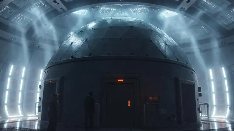Cúpula de acero, energía y seguridad avanzadas