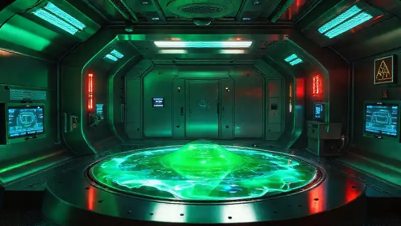 Cámaras seguras con anomalía luminosa iridiscente