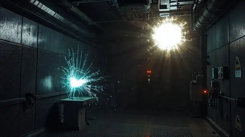 Contenedor de energía con riesgos y fenómenos misteriosos